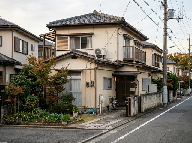 二階建ての戸建て住宅